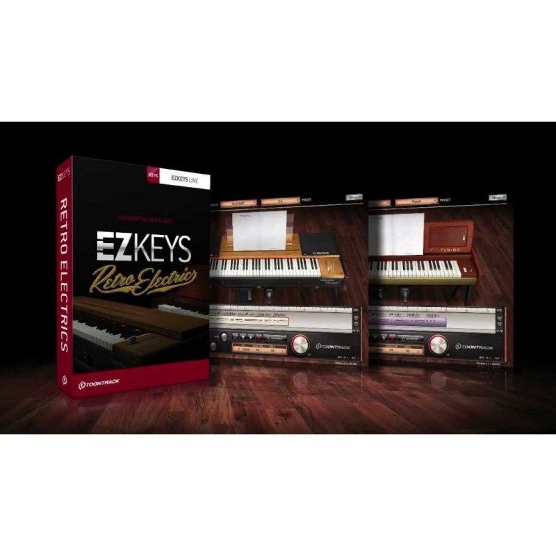 Toontrack EZkeys Retro Electrics - Biblioteka brzmień