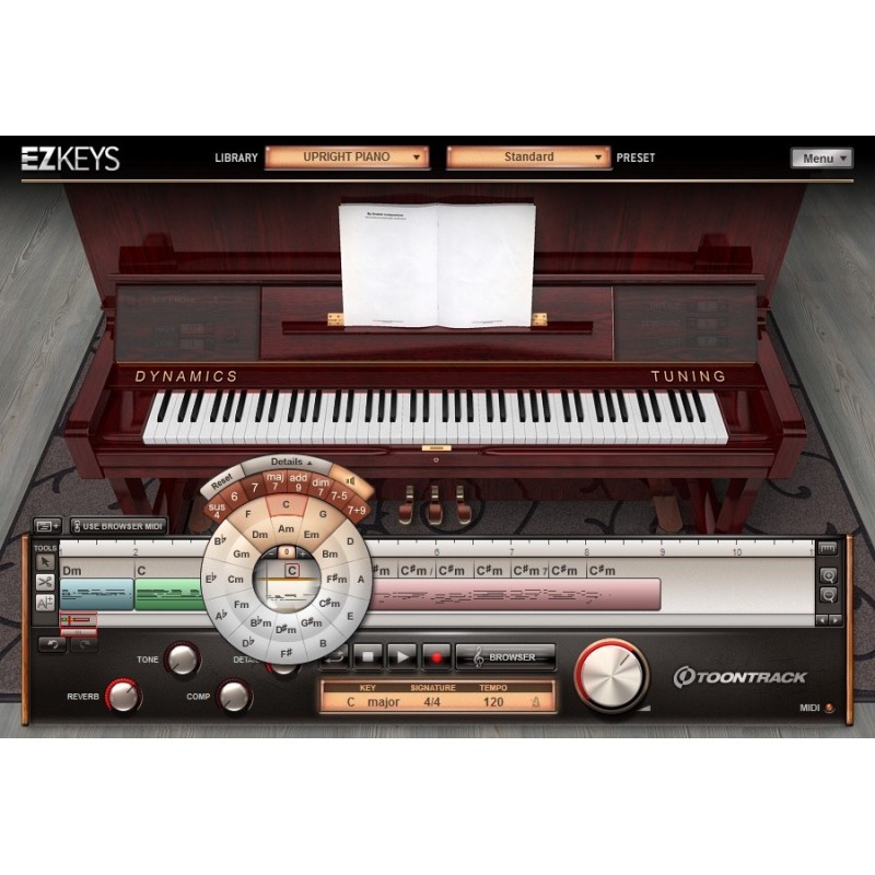 Toontrack EZkeys Upright Piano - Biblioteka brzmień