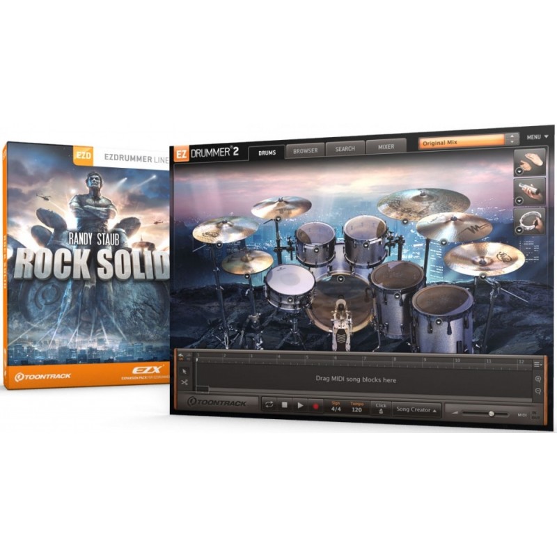 TOONTRACK Rock Solid EZX - biblioteka brzmień