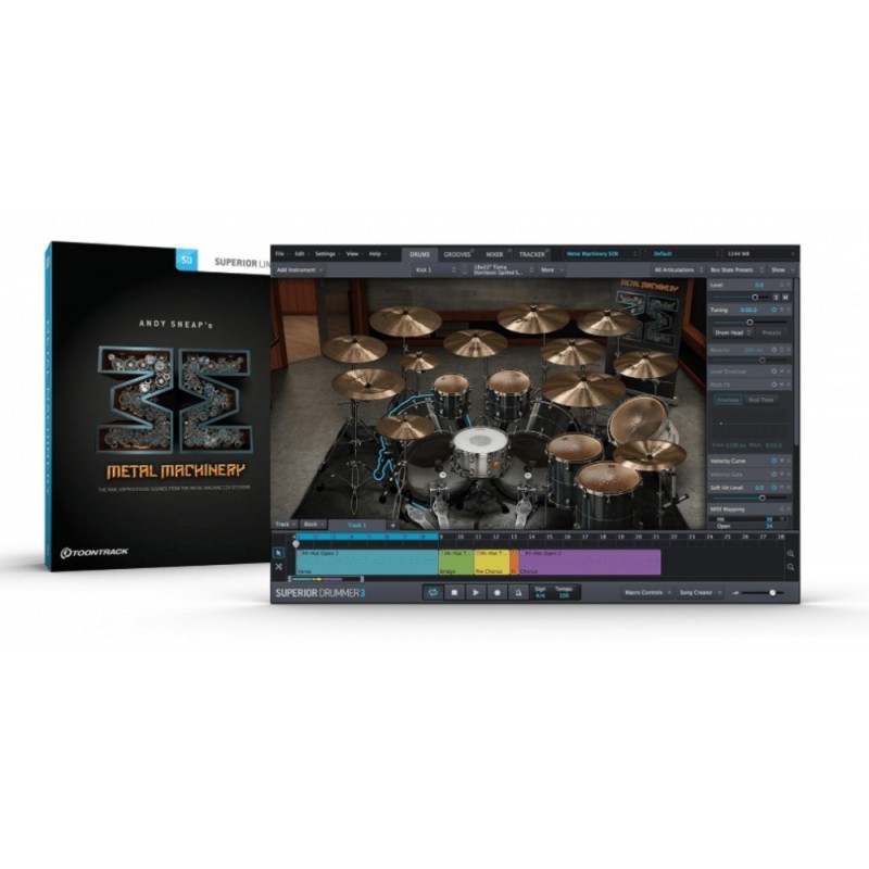TOONTRACK Metal Machinery SDX - biblioteka brzmień