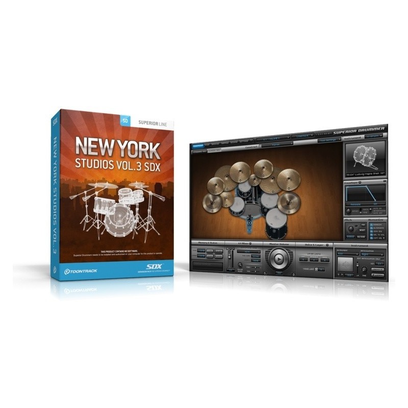 TOONTRACK New York Studios Vol.3 SDX - biblioteka brzmień