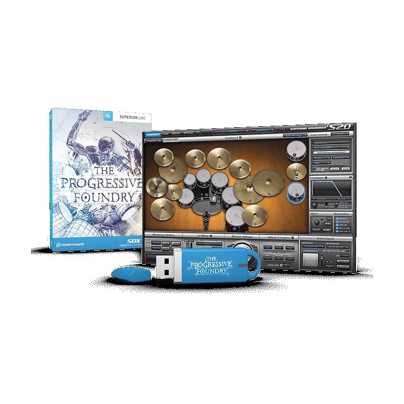 TOONTRACK Progressive Foundry SDX - biblioteka brzmień