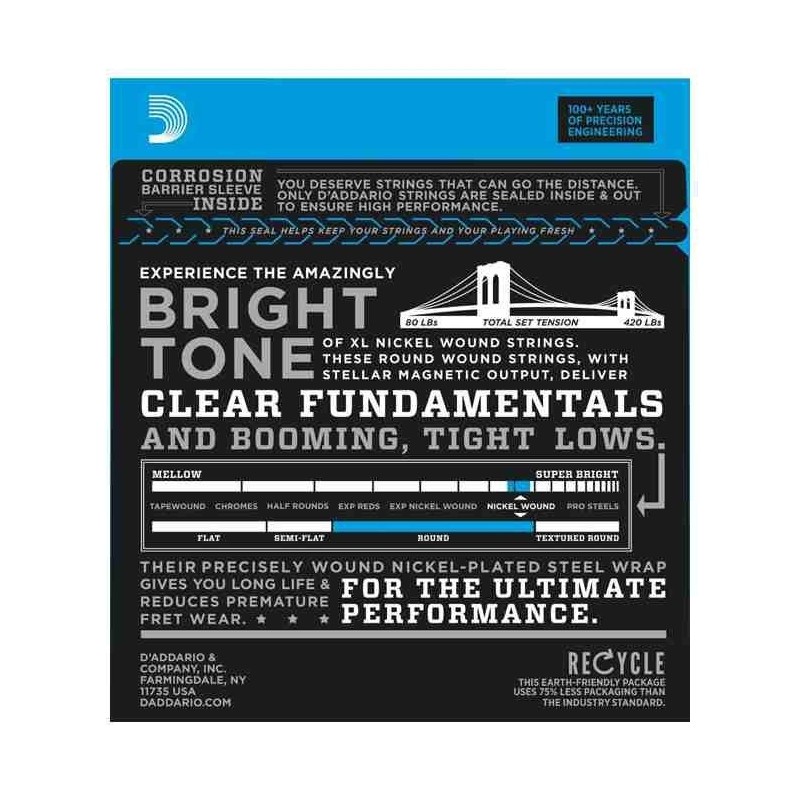 D`ADDARIO EXL180 - struny basowe