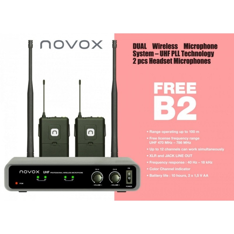 Novox FREE BB2 - zestaw bezprzewodowy