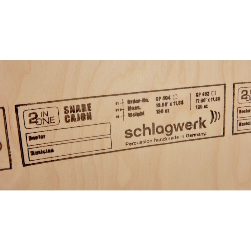 Schlagwerk CP-403 NT - 2inOne Snare Medium