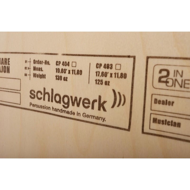 Schlagwerk CP-404 RED 2inOne Snare Large - Cajon