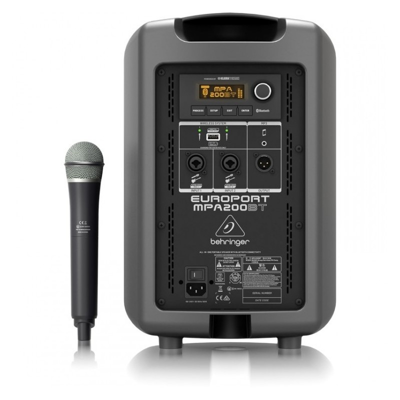 BEHRINGER EUROPORT MPA200BT - zestaw nagłośnieniowy