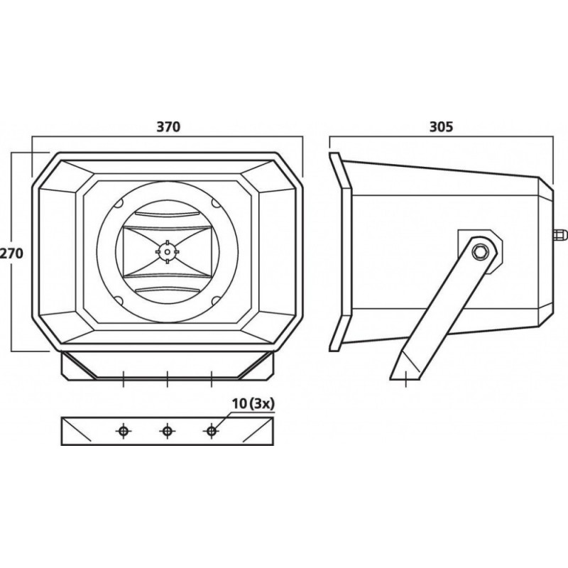 MONACOR IT-250TW - głośnik tubowy