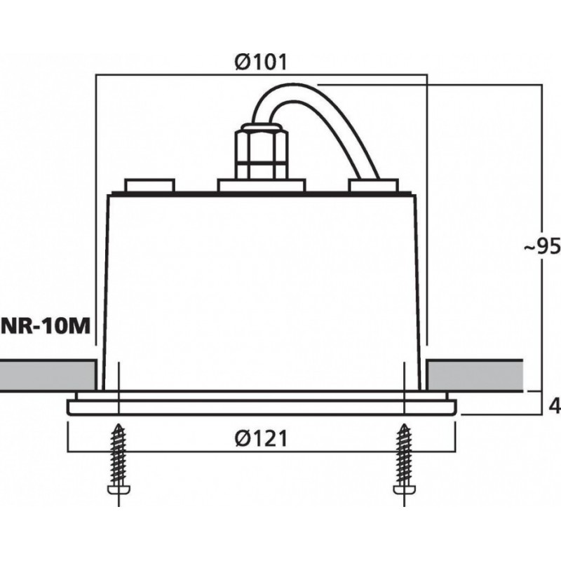 MONACOR NR-10M - głośnik tubowy