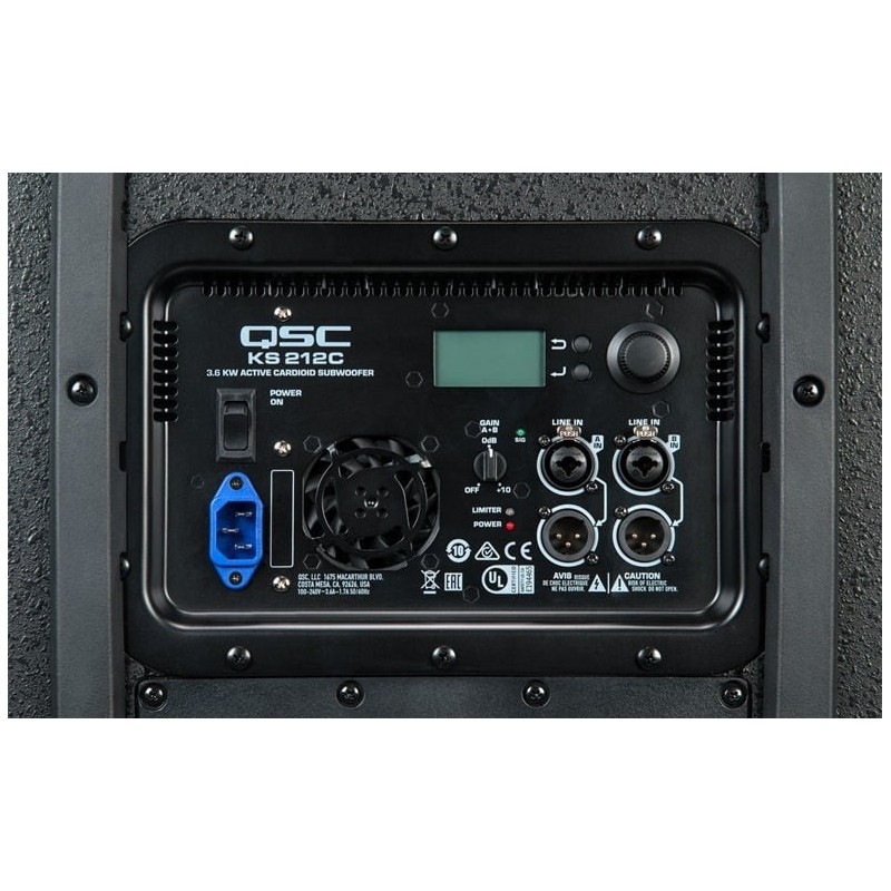 QSC KS212C - Subwoofer aktywny, kardioidalny