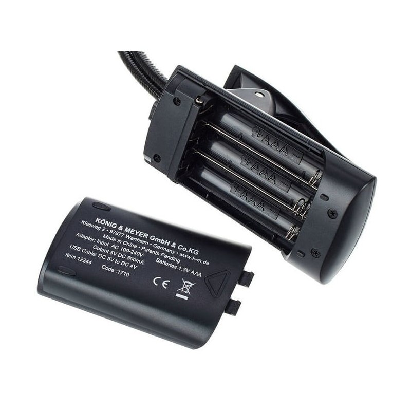 KONIG & MEYER 12244 Double2 LED FlexLight - Lampka LED