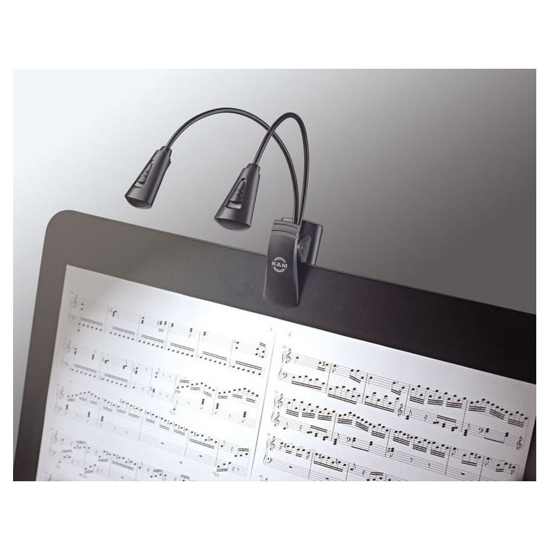 KONIG & MEYER 12244 Double2 LED FlexLight - Lampka LED