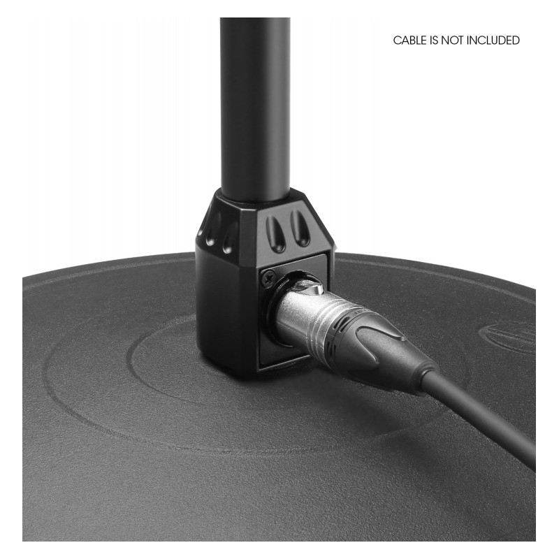 Gravity MS 23 XLR B - statyw mik. z gęsia szyja XLR