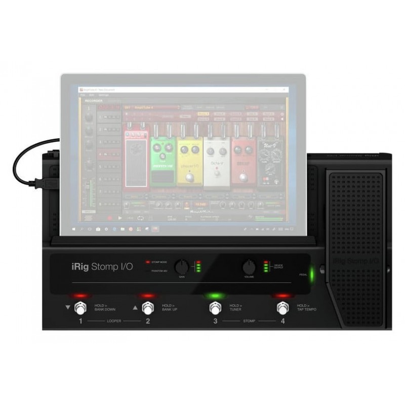 IK Multimedia iRig STOMP IslsO - Interfejs audio, Pedalboard