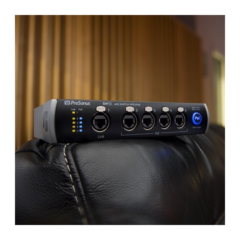 PreSonus SW5E – 5-portowy switch AVB z PoE