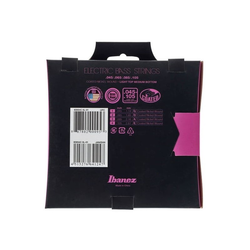 IBANEZ IEBS4C - Struny do basu 045-105