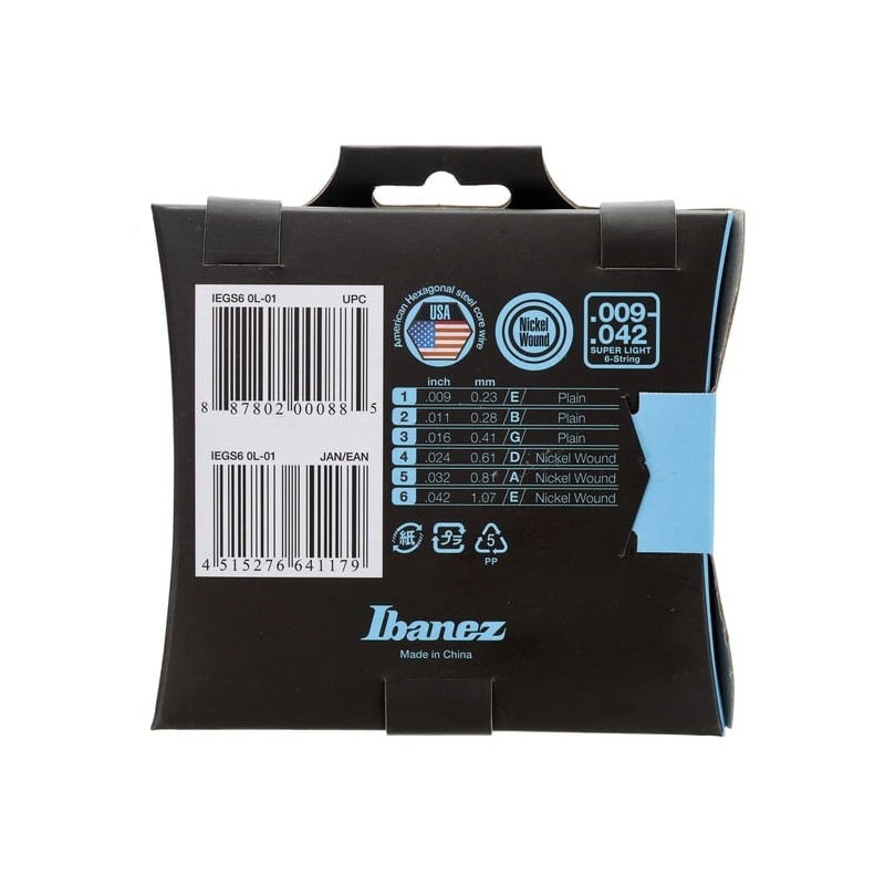 IBANEZ IEGS6 - Struny do elektryka 009-042