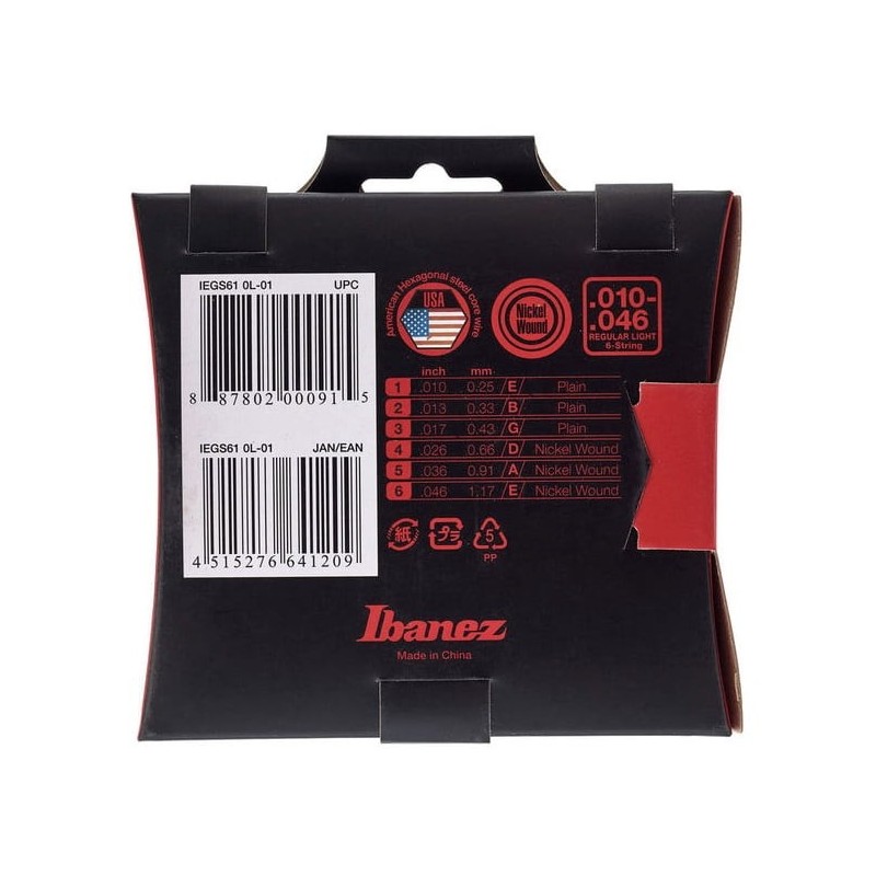 IBANEZ IEGS61 - Struny do elektryka 010-046