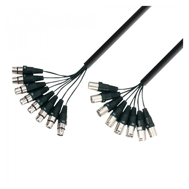 Adam Hall K3L8MF0300 - kabel multicore 8x8 3M