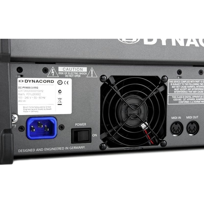 Dynacord Powermate 600-3 - input