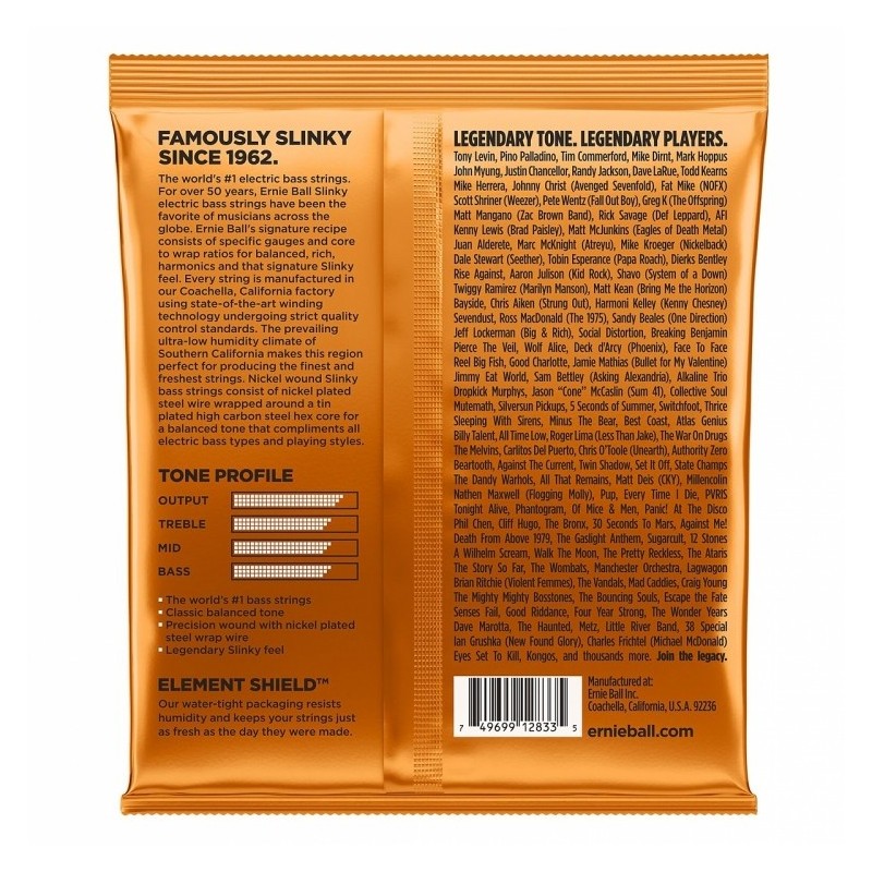 ERNIE BALL EB 2833 - struny do basu