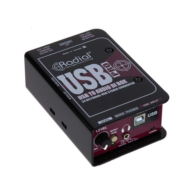 RADIAL PRO USB Pro - USB Stereo DI Box
