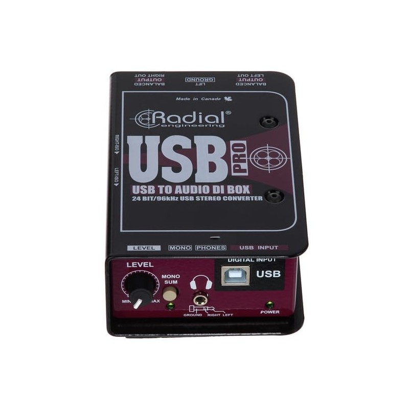 RADIAL PRO USB Pro - USB Stereo DI Box
