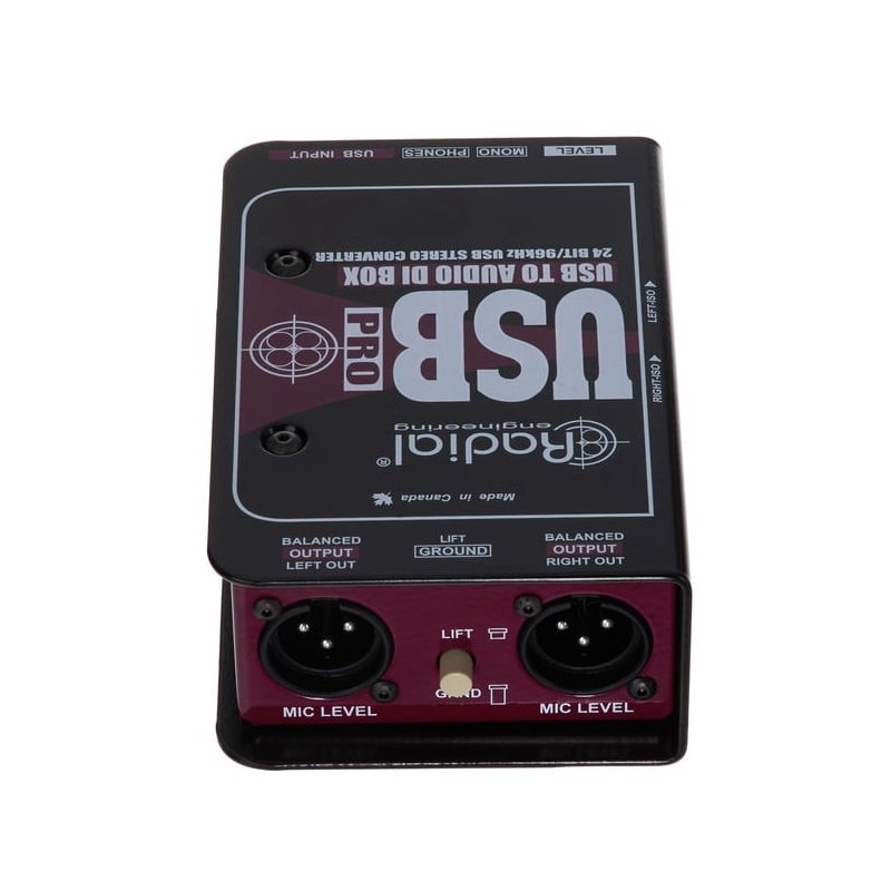 RADIAL PRO USB Pro - USB Stereo DI Box