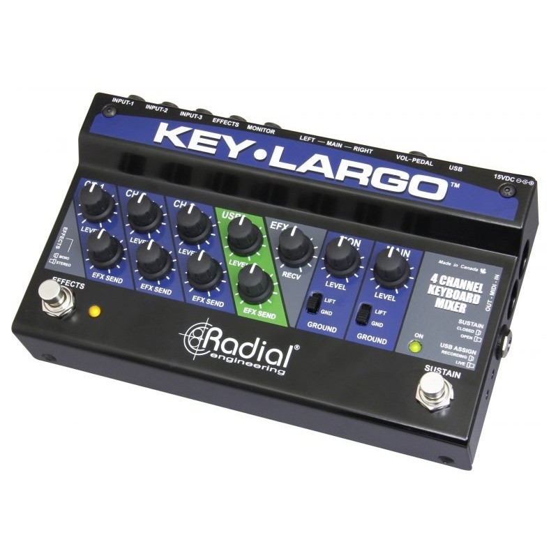 Radial Pro Key Largo - mikser do klawiszy