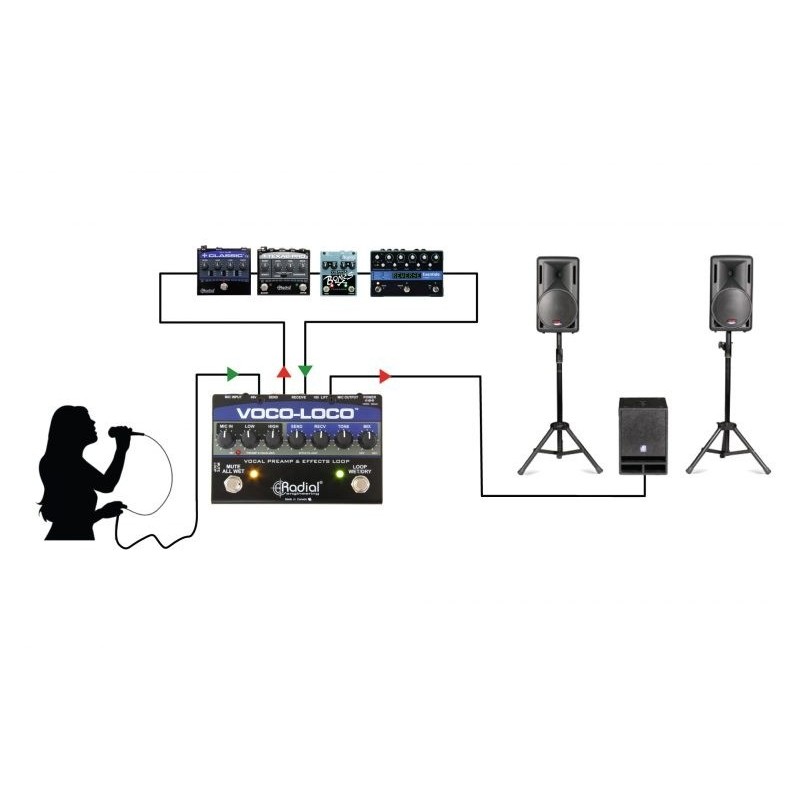 Radial Pro Voco-Loco - Preamp mikrofonowy