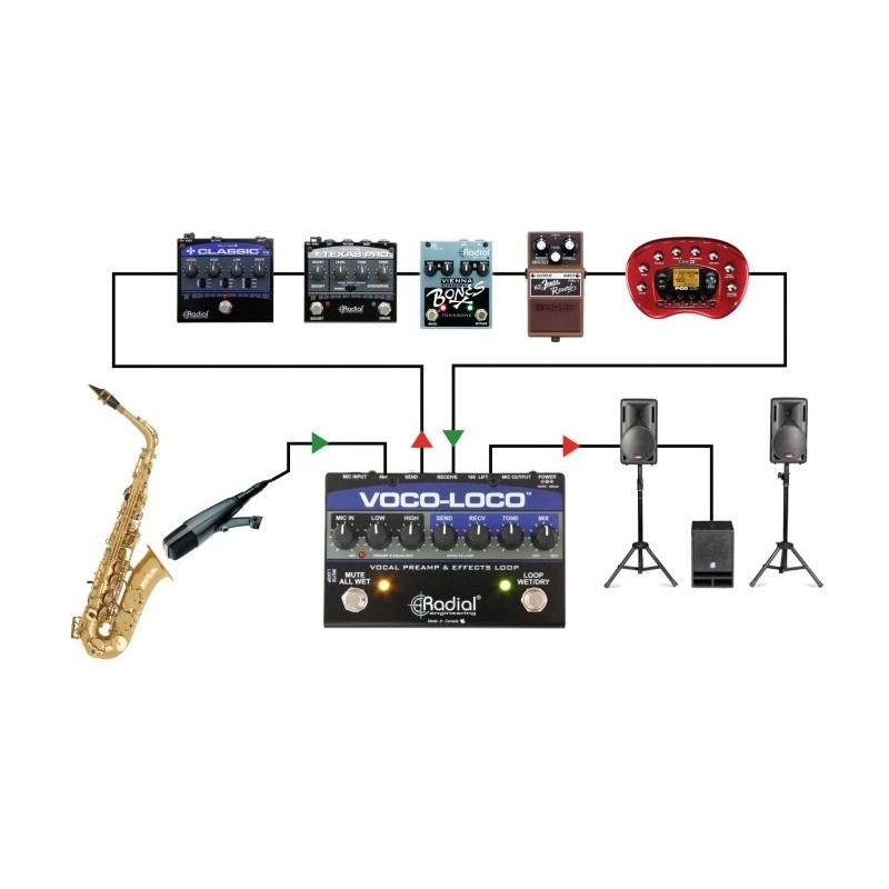 Radial Pro Voco-Loco - Preamp mikrofonowy