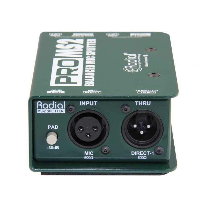 RADIAL PRO MS2 - splitter mikrofonowy