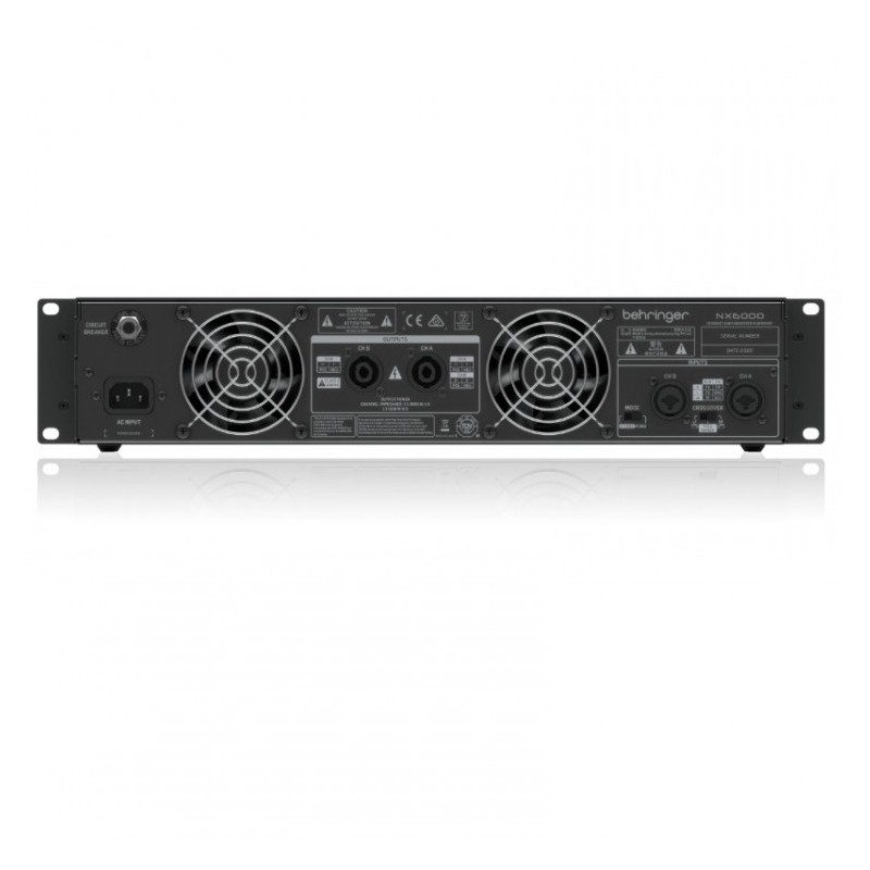 Behringer NX6000 - cyfrowy wzmacniacz