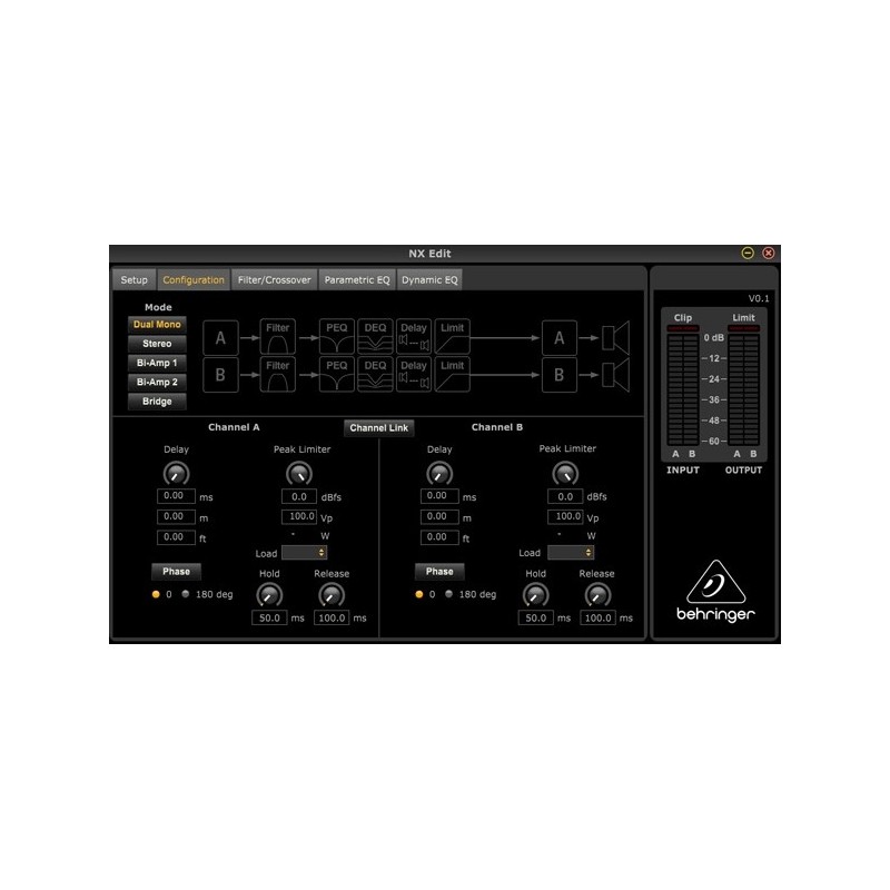 Behringer NX1000D - cyfrowy wzmacniacz DSP USB