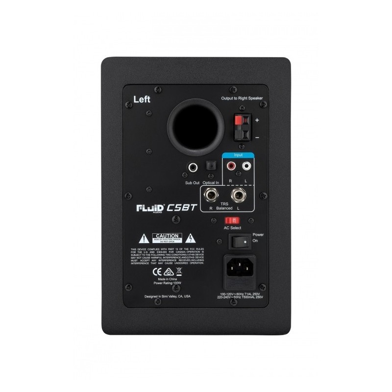 Fluid Audio C5BT BK - Monitory studyjne, para