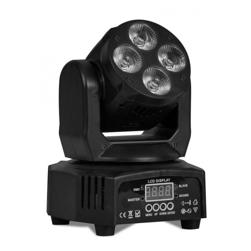 Fractal MINI WASH 4 x 10W - Głowa ruchoma