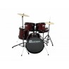 Dimavery DS-200 Drum Set WINE RED - zestaw perkusyjny