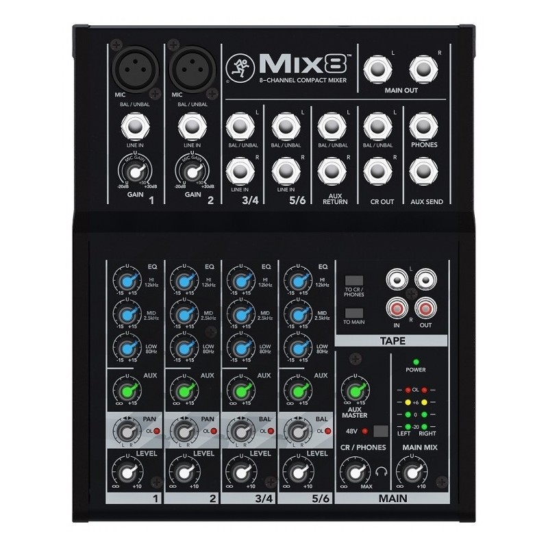MACKIE MIX 8 - mikser analogowy
