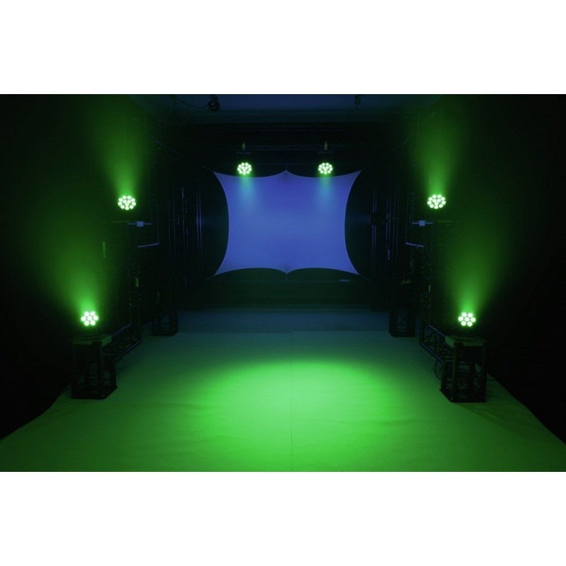 EUROLITE LED 7C-7 Silent Slim Spot - Par LED