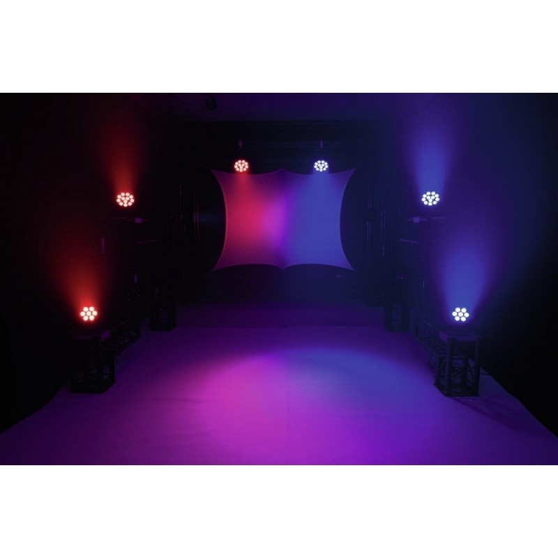 EUROLITE LED 7C-7 Silent Slim Spot - Par LED