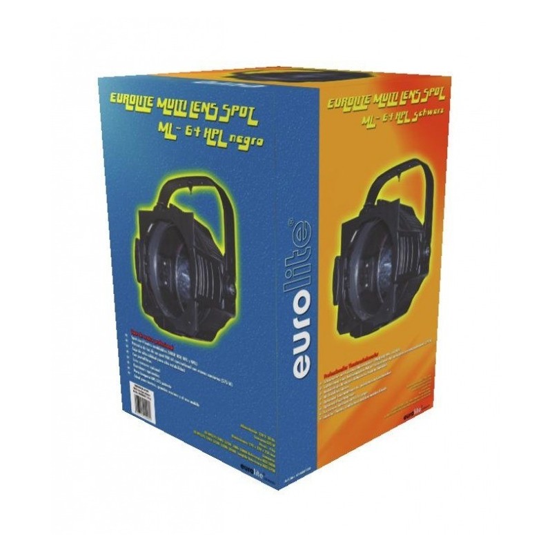 EUROLITE ML-64 GKV Multi Lens bk - Refelektor Halogenowy