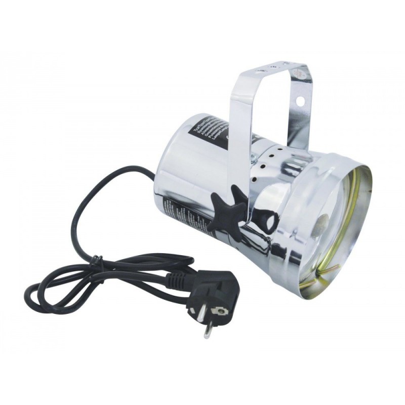 EUROLITE T-36 Pinspot with Plug, silver - Pinspot