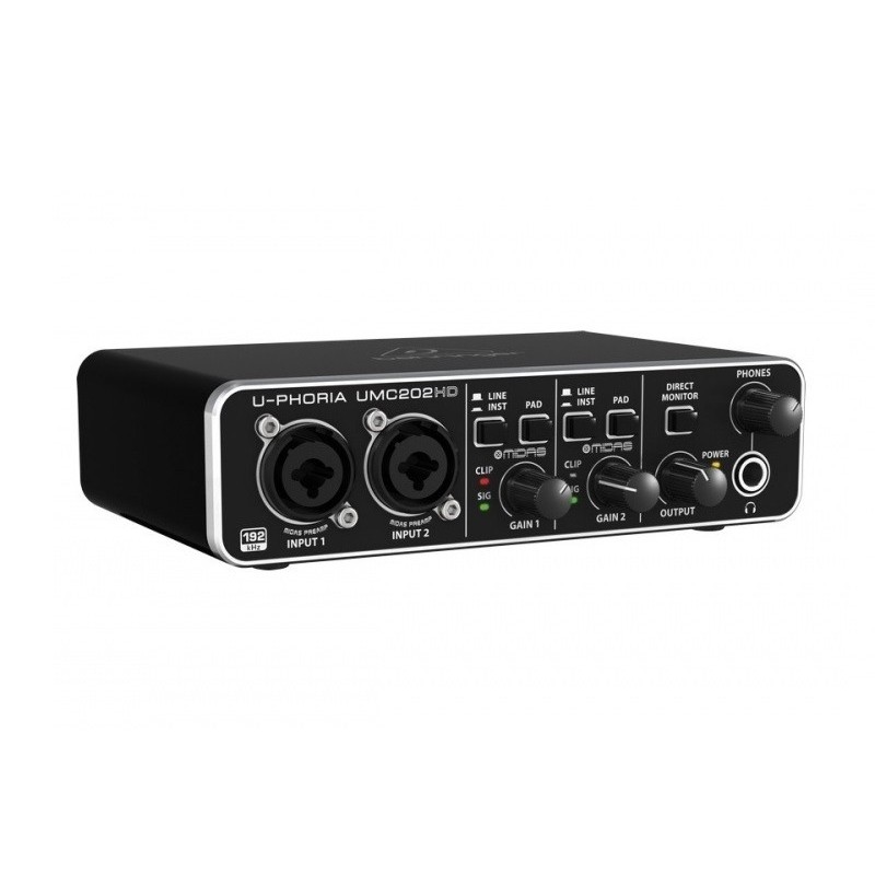 BEHRINGER U-PHORIA UMC202HD - interfejs USB