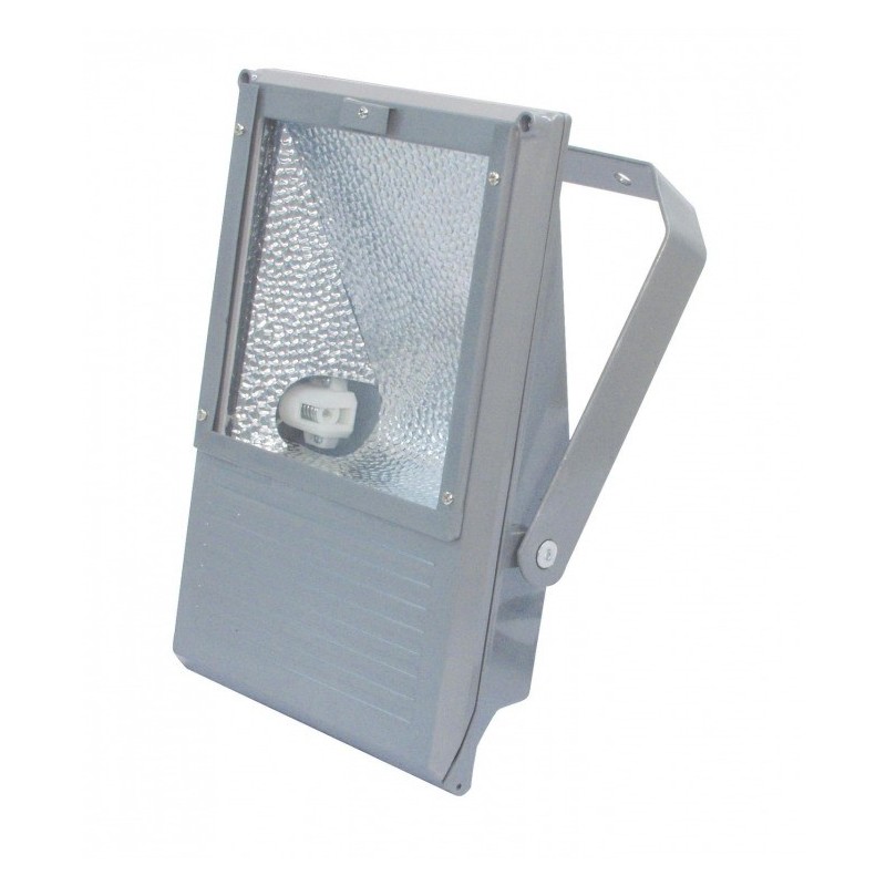 EUROLITE Outdoor Spot 150W WFL silver A - Reflektor asymetryczny