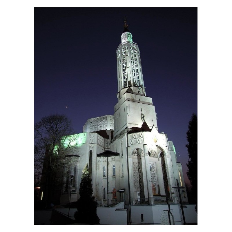 EUROLITE Outdoor Spot 150W WFL silver A - Reflektor asymetryczny