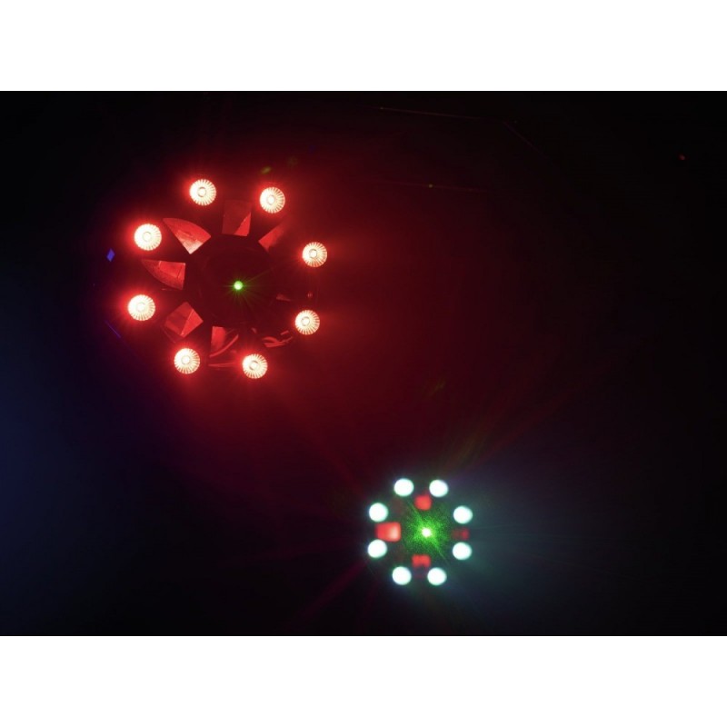 EUROLITE LED FE-1750 Hybrid Laserflower - Efekt 3w1