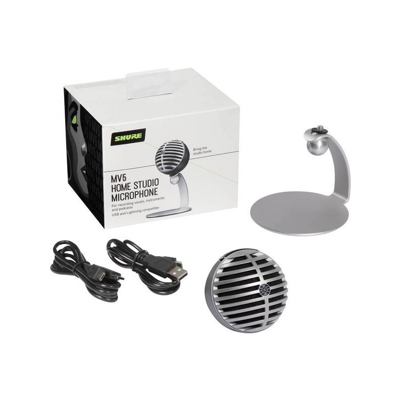 SHURE MOTIV MV5-DIG - Cyfrowy mikrofon pojemnościowy