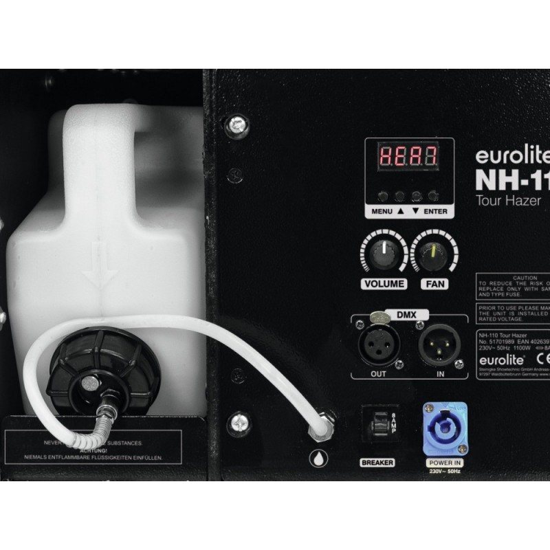 EUROLITE NH-110 Tour Hazer - Wytwornica mgły z case