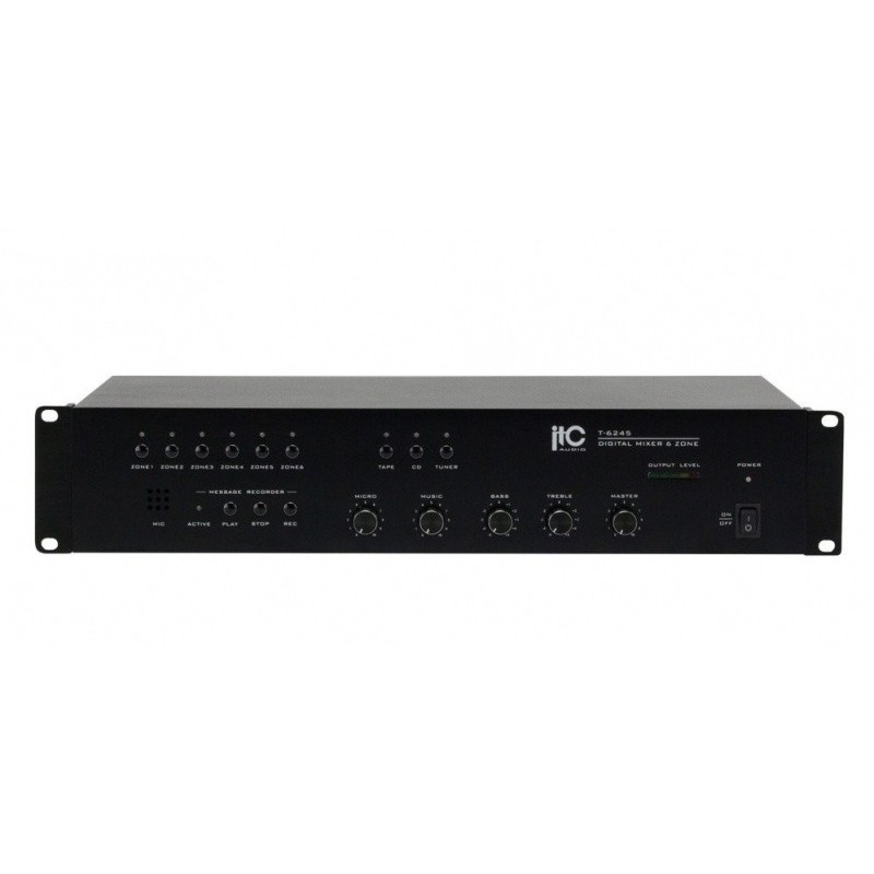 ITC AUDIO T-6245 -  mikser cyfrowy sześciostrefowy