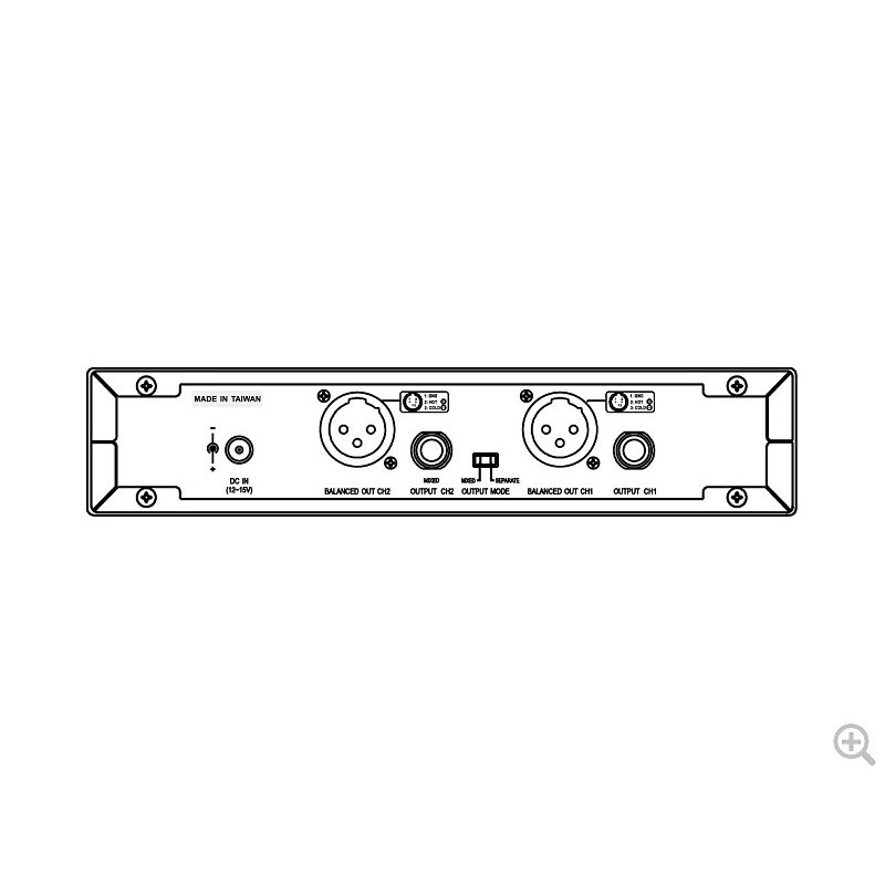 Mipro ACT-2402 - odbiornik